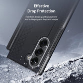 For Samsung Z Fold 7 Folding Case with Pen Holder